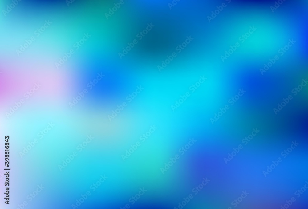 Fototapeta premium Light BLUE vector blurred pattern.
