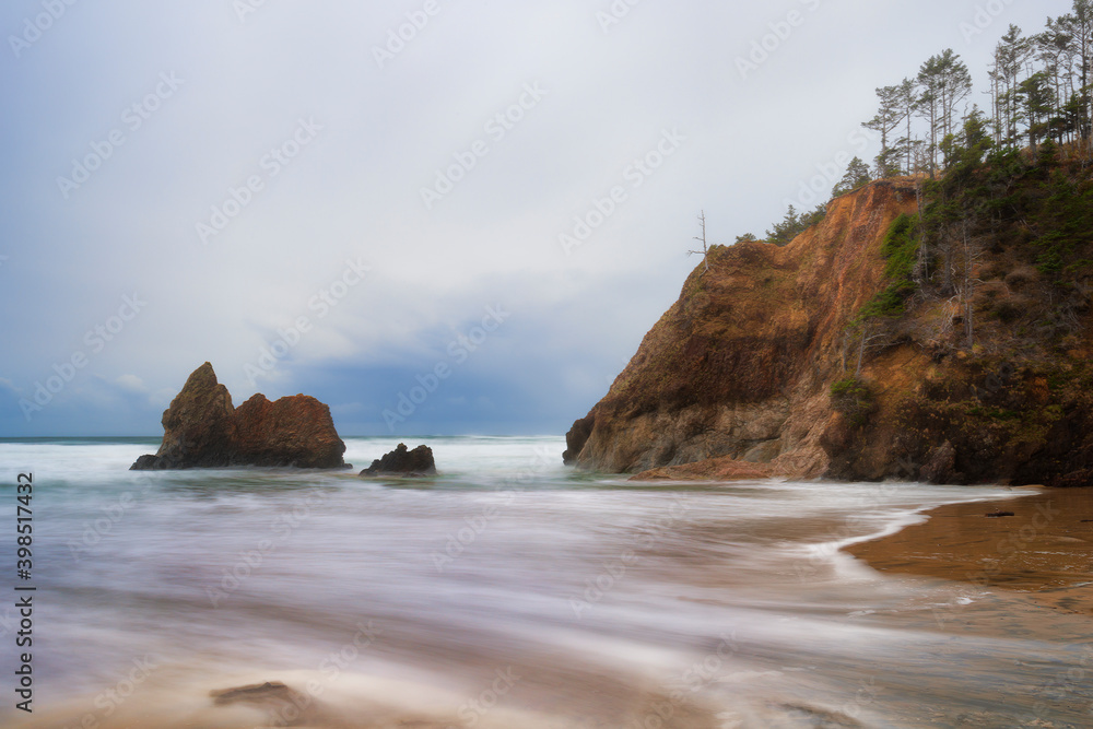 Arcadia Beach under stormy skies on Oregon Coast Arcadia Beach under stormy skies on Oregon Coast
