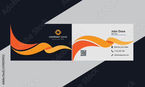 Simple Professional Business Card, Business Card Mock-up