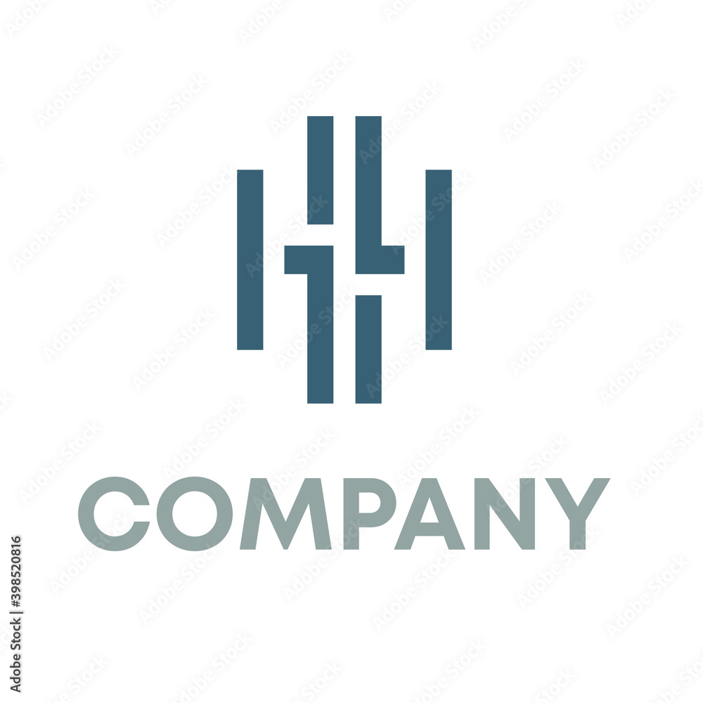 letter HH logo