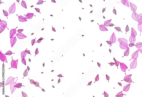 Light Pink vector sketch backdrop.
