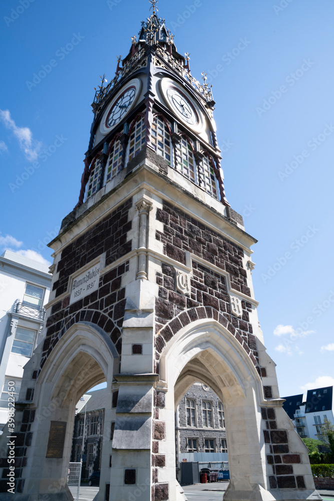 Diamond Jubilee Clock Tower in Christchurch