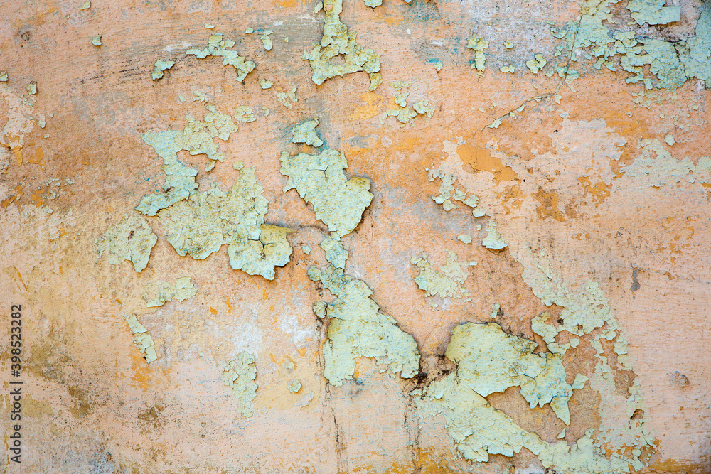 Texture of the old wall with peeling paint, plaster with cracks. Texture backround. Texture of the old wall with peeling paint, plaster with cracks. Texture backround.