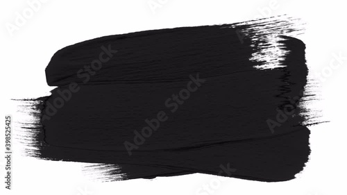 A set of abstract brush strokes in the form of a frame, transitions open with alpha channel (transparency). Hand drawn texture. Ideal for motion graphics, slideshows, transitions, fade, haze, reveal.