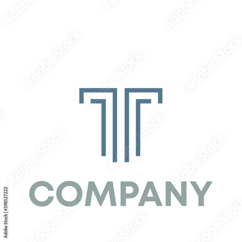 T logo