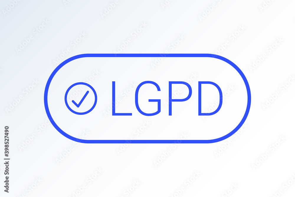 LGPD - Brazilian Data Protection Authority DPA, rights under the Lei Geral de Prote o de Dados - Spanish . Vector icon LGPD - Brazilian Data Protection Authority DPA, rights under the Lei Geral de Prote o de Dados - Spanish . Vector icon