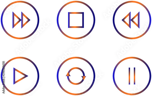 Free Download Play icon media button for ipod aimp  and other sound app icon - GFXLoad