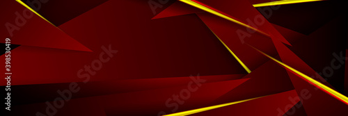 Abstract fall or autumn background concept with mottled triangle pattern painted in grunge texture design, hot red yellow and orange colors of fire