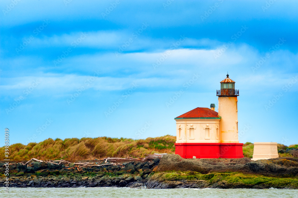 Coquille River Lighthouse in Bandon, Oregon