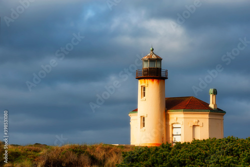 Coquille River Lighthouse in Bandon, Oregon © Dee
