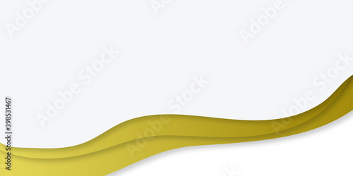 Bright sunny yellow dynamic fluid wavy abstract background. Modern lemon orange color. Fresh business banner for sale, event, holiday, party, halloween, birthday, falling. Fast moving 3d liquid shapes