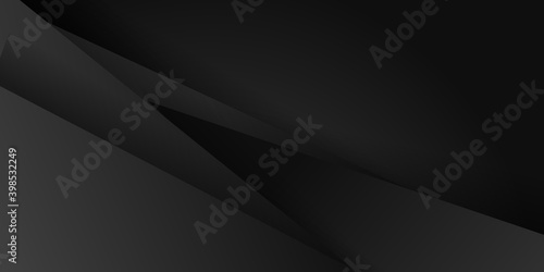 Dark deep black dynamic abstract vector background with diagonal lines. Modern creative halftone premium gradient. 3d cover of business presentation banner for sale event night party. Soft shadow dots