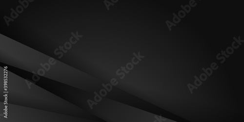 Dark deep black dynamic abstract vector background with diagonal lines. Modern creative halftone premium gradient. 3d cover of business presentation banner for sale event night party. Soft shadow dots