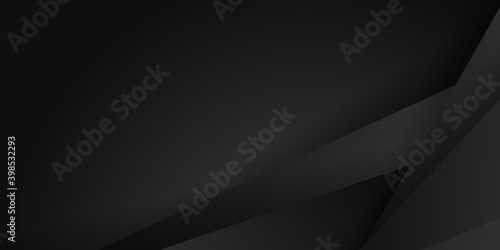 Black abstract background with dark concept. Vector Illustration.