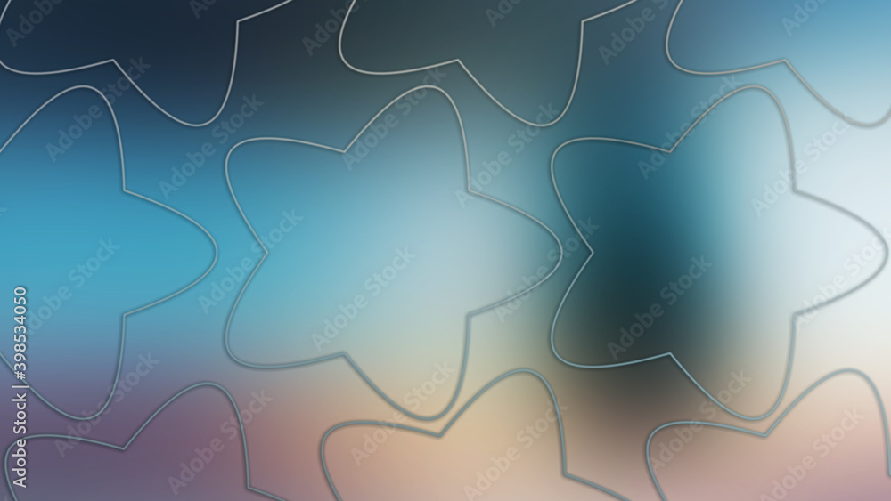 abstract graphic star pattern shapes. gratient color illustration background Digital wallpaper picture
