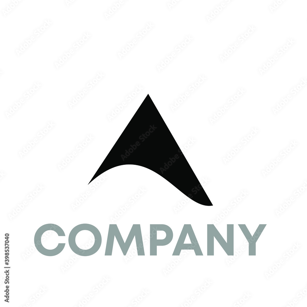 Fototapeta premium letter A logo 