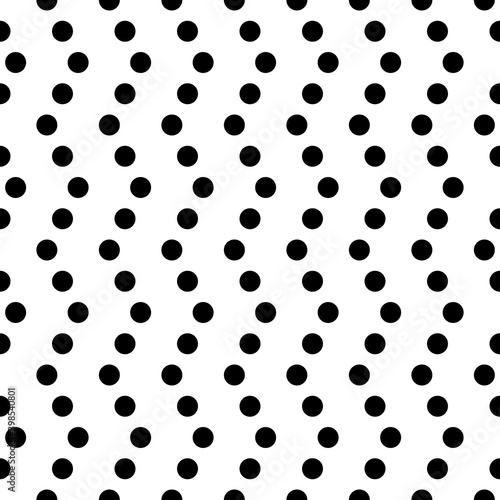 Circles seamless ornament. Dots pattern. Circle figures backdrop. Polka dot motif. Rounds background. Dotted wallpaper. Digital paper, textile print, web design, abstract image. Vector illustration.