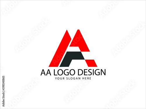 AA aa Letter, aa Letter Type Logo Stock