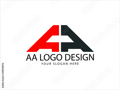Creative AA Logo Letter, AA A A Letter Stock