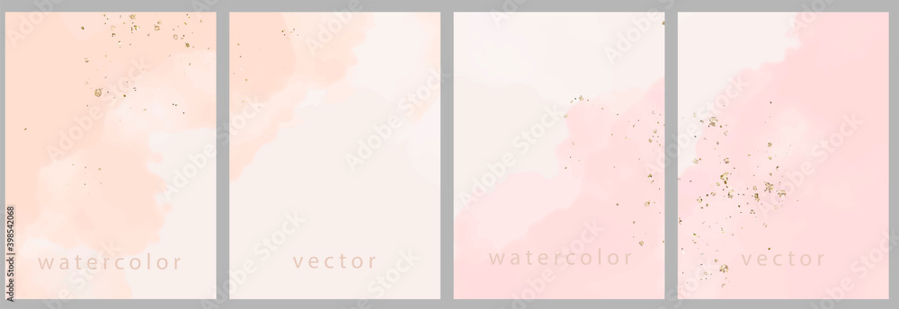Set of vector abstract universal background with copy space for text	