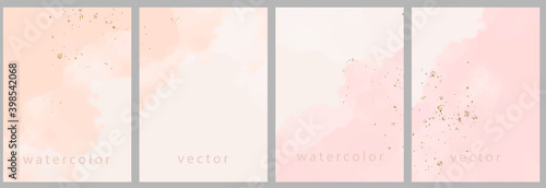 Set of vector abstract universal background with copy space for text 