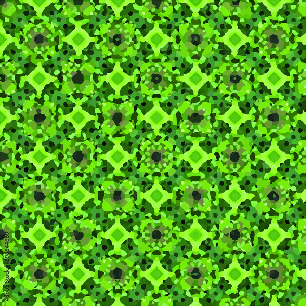 foliage geometric pattern with different shades of green foliage geometric pattern with different shades of green