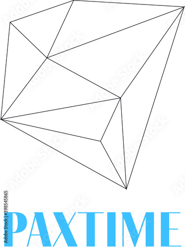 Paxtime, zestaw logo, geometria