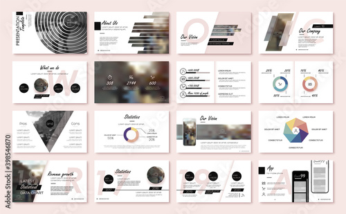 Geometric Graphic Design Project Proposal Presentation. Infographic Slide Template. For use in Presentation, Flyer and Leaflet, SEO, Marketing, Webinar Landing Page Template, Website Design, Banner. photo