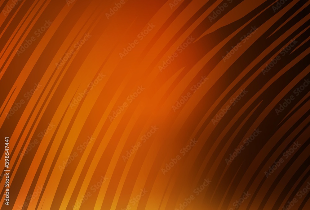 Dark Orange vector blurred bright texture. Dark Orange vector blurred bright texture.