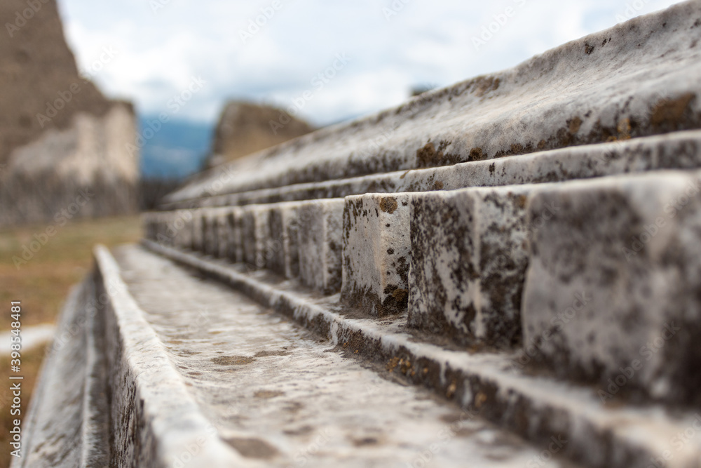 The ruins of ancient town Pompeii that was completely destroyed in 79 AD by the eruption of Mount Vesuvius. The ruins of ancient town Pompeii that was completely destroyed in 79 AD by the eruption of Mount Vesuvius.
