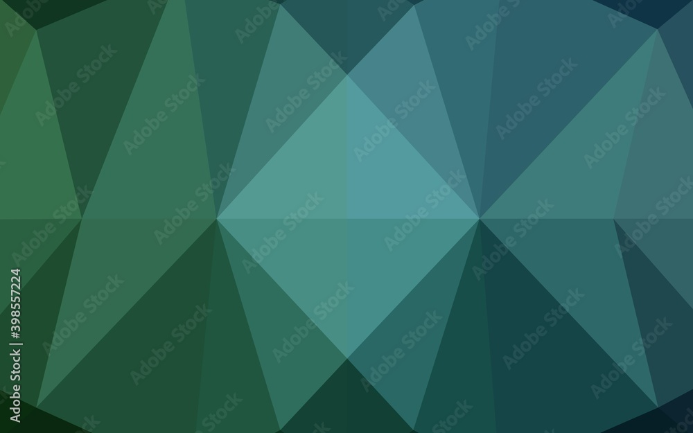 Dark Green vector shining hexagonal background. A sample with polygonal shapes. A completely new design for your business. Dark Green vector shining hexagonal background. A sample with polygonal shapes. A completely new design for your business.