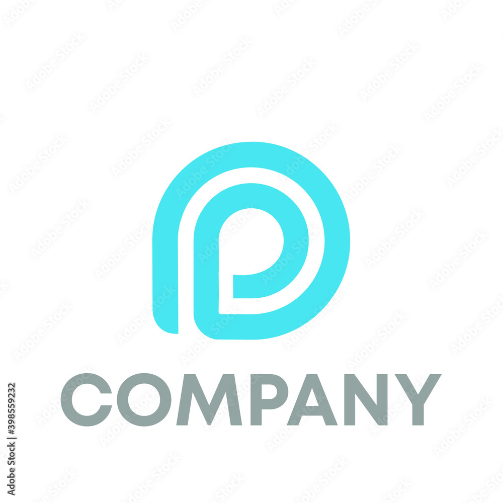 P logo