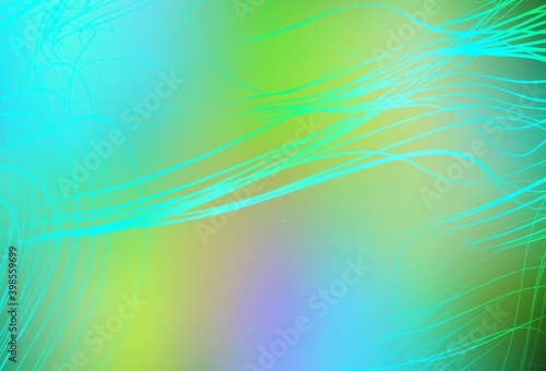 Light Blue, Yellow vector abstract bright texture.
