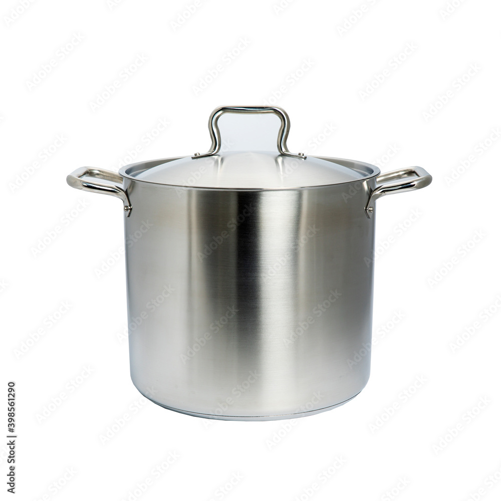 Steel pan side view. On a white isolated background
Steel pan side view. On a white isolated background