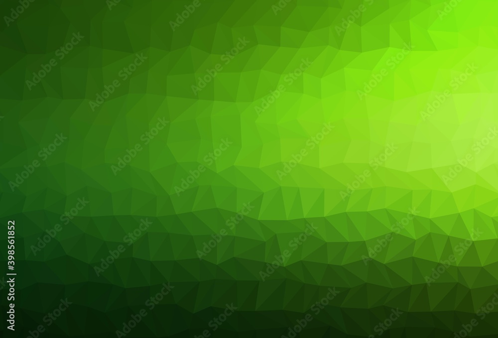 Light Green vector abstract mosaic backdrop. Light Green vector abstract mosaic backdrop.