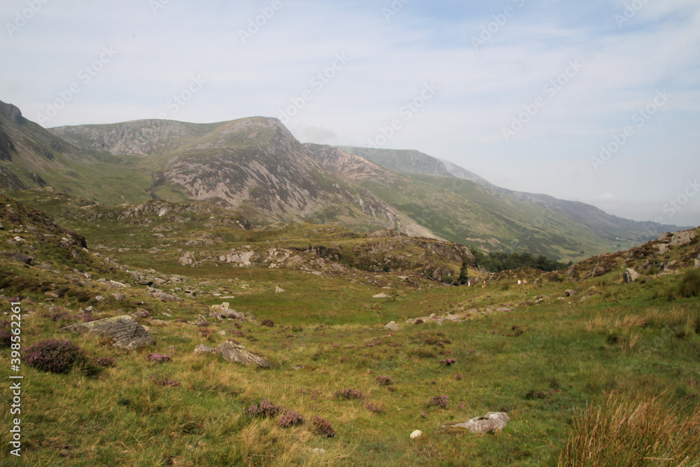 A view of the North Wales Countryside near Lake Ogwen A view of the North Wales Countryside near Lake Ogwen