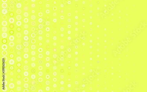 Light Green, Red vector background with spots.