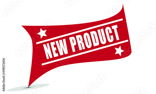 RED BANNER FLAG NEW PRODUCT WITH STARS
