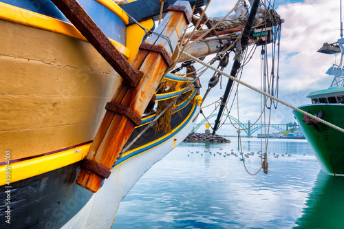 View from dock around Lady Washington's Bow photo