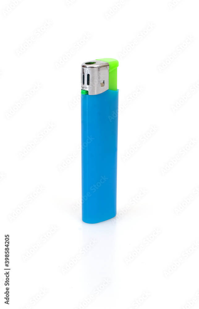 Gas lighter isolated on a white background Gas lighter isolated on a white background