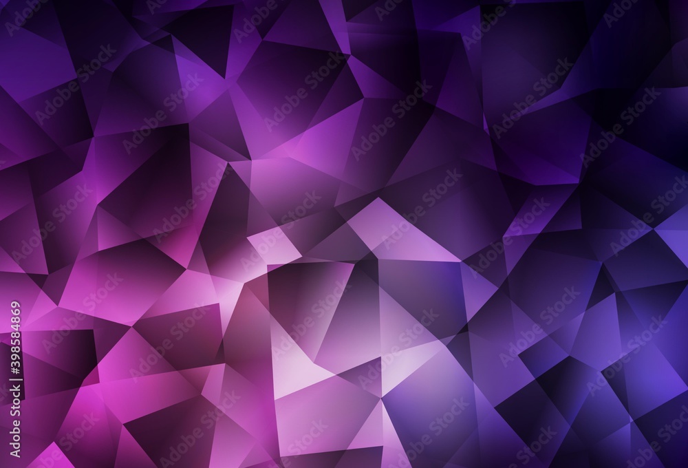 Dark Pink vector shining triangular background. Dark Pink vector shining triangular background.