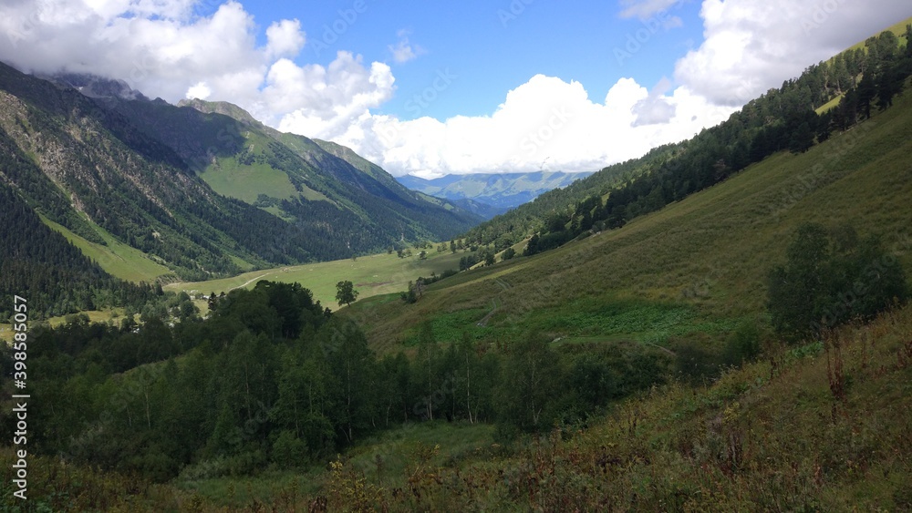 Mountains of the Caucasus. Travel to Arkhyz. Fascinating views Mountains of the Caucasus. Travel to Arkhyz. Fascinating views