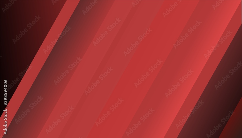 Abstract geometric red with black background. Diagonal lines and stripes. Modern laconic design. Minimalist style. Vector