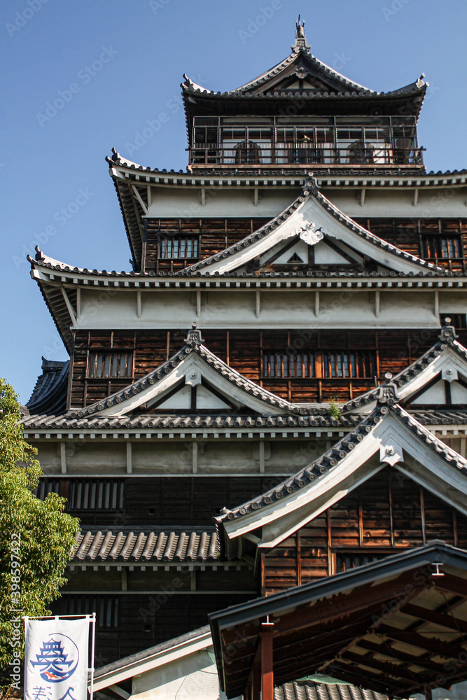 Japanese Castle facade Japanese Castle facade