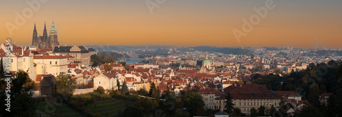 Prague panorama at sunset  © svetjekolem