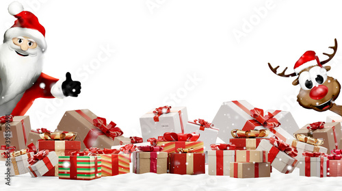 festive Christmas presents ...