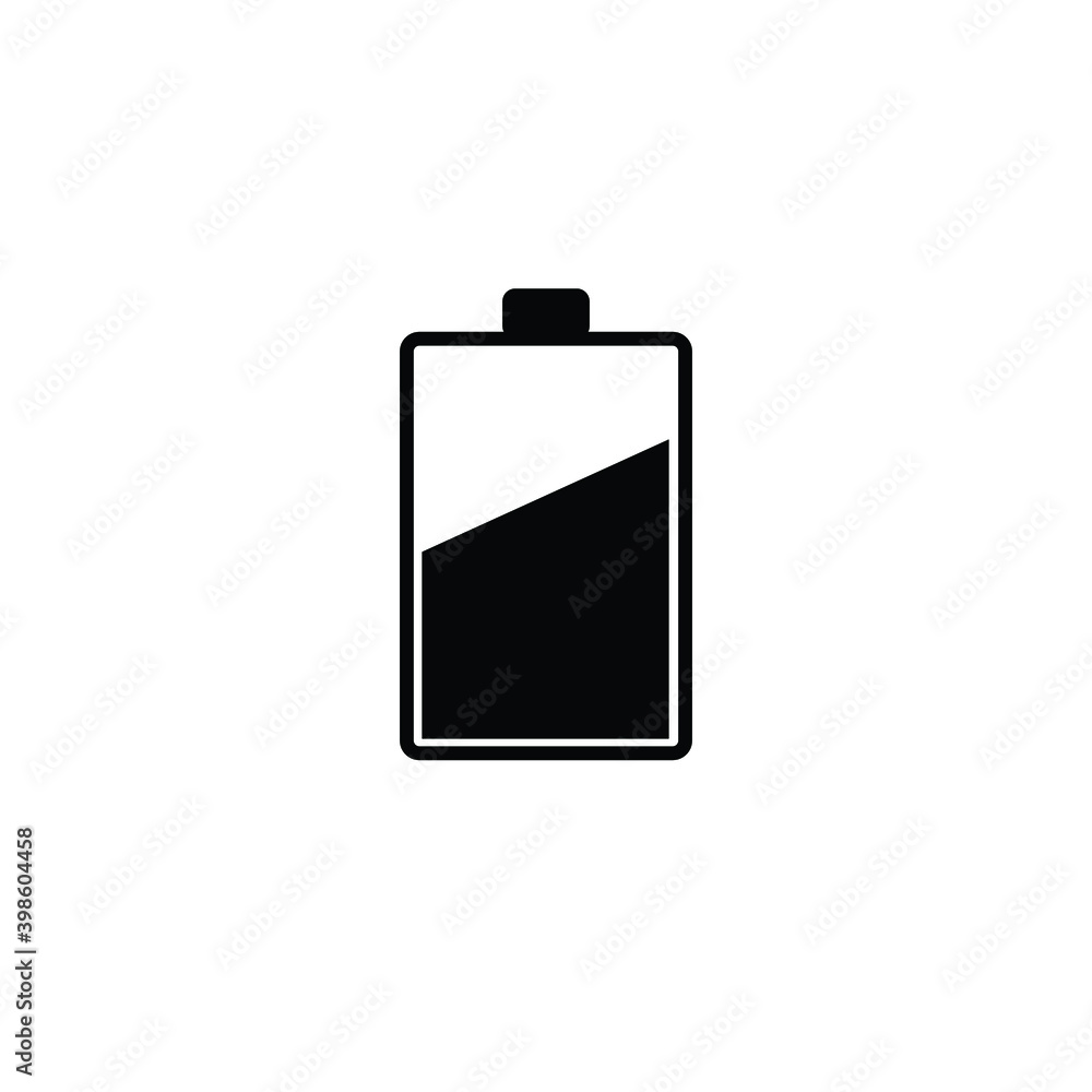 Battery Simple Icon Vector Illustration Battery Simple Icon Vector Illustration