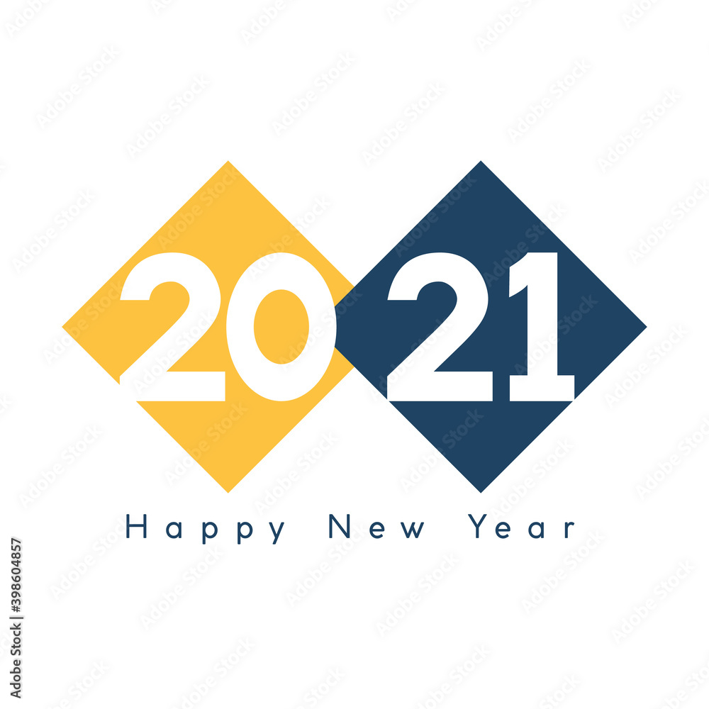 Creative concept of 2021 Happy New Year posters set. Design templates with typography logo 2021 for celebration and season decoration. Creative concept of 2021 Happy New Year posters set. Design templates with typography logo 2021 for celebration and season decoration.
