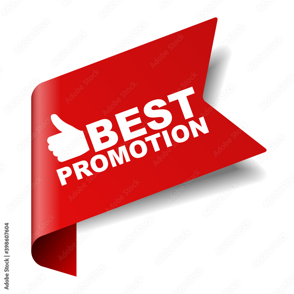 red vector illustration banner best promotion red vector illustration banner best promotion