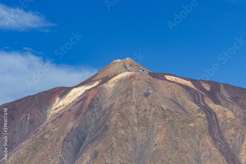 Views from Guajara mountain and surrounding area near Teide in Tenerife  Spain 
